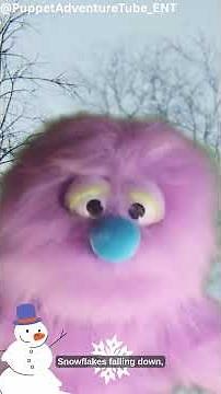 Winter Song with Cupcake the puppet! #kids #learning #forkids #funny #puppetshow