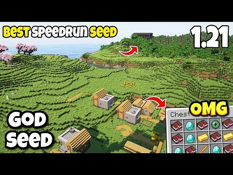 🔥 Speedrun (God Seed) For Minecraft 1.21.101 Bedrock And PE | Seed Minecraft 1.21 | Minecraft Seeds