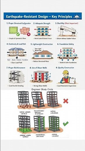 Earthquake Resistant Building Design | 9 Key Principles ExplainedSeismic Design Basics | JE Exams