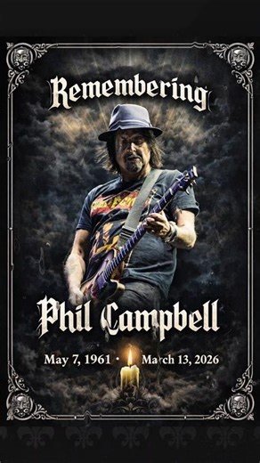 REMEMBERING PHIL CAMPBELL (1961–2026) | Motörhead Guitar Legend | House of Music Tribute #motörhead