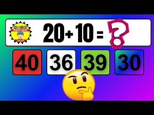 Mental MATH Quiz for Kids is SUPER Fun