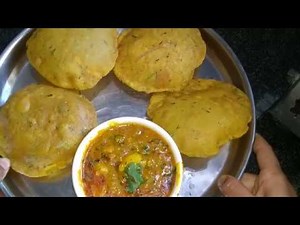स्वादिष्ट आलू पुरी रेसिपी \\Easy to make and Tasty aloo puri Recipe