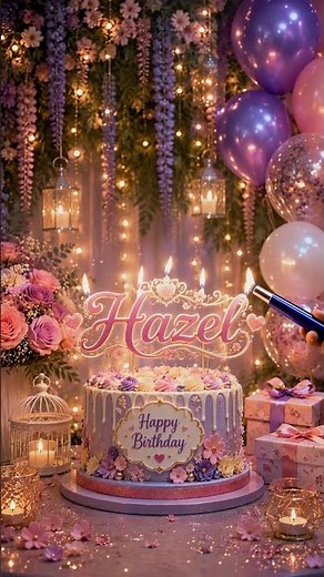 Happy Birthday Hazel 🎂🌟 | Hazel's Golden Birthday Glow | Personalized Birthday Song