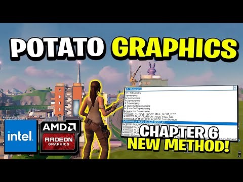 How to Get Potato Graphics in Fortnite on AMD & Intel for Maximum FPS!