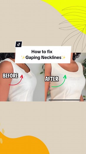 Fix Gaping Necklines with This Easy Technique