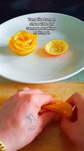 Bunga dari buah dan sayur#seni#tutorial#ide kreatif#buah dan sayur#shorts