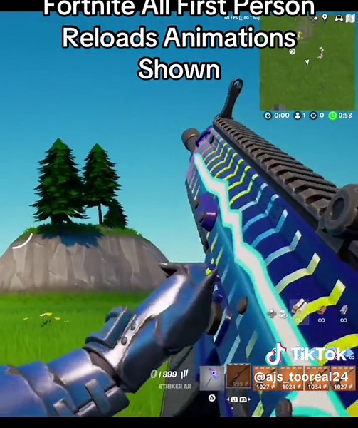 Fortnite All First Person Reloads Animations Shown