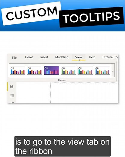 Custom Tooltips in Power BI #Shorts