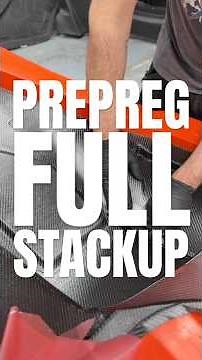 PREPREG FULL STACKUP #carbonfiber #engineering #compositematerials