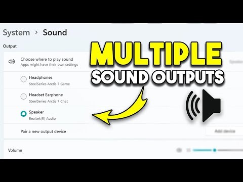 How to Use 2 Audio Outputs At The Same Time on Windows 11