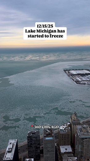 360 CHICAGO Observation Deck on Instagram: "Come see the lake before it fully becomes a popsicle🥶 #360chicago #chicago #lakemichigan #winter #chicagowinter #chicagoweather"