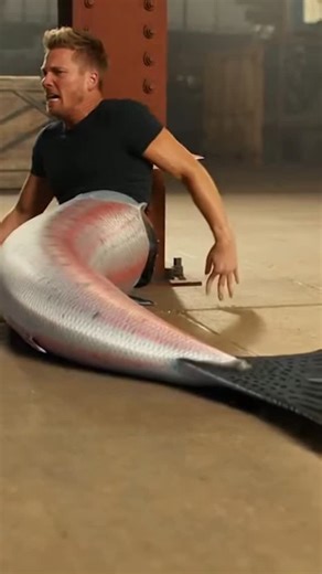 MermanMaker on Instagram: "transformed into a merman. ※This isn’t a scene from a movie or Netflix or something like that. #transformation #mermantransformation #bigfish #mermantail #merman"