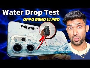 OPPO Reno 14 Pro Water Drop Test | Underwater Camera Test & Photography!** 🌊