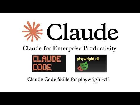 Claude Code Skills for playwright-cli