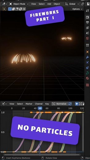 Fireworks with NO particles