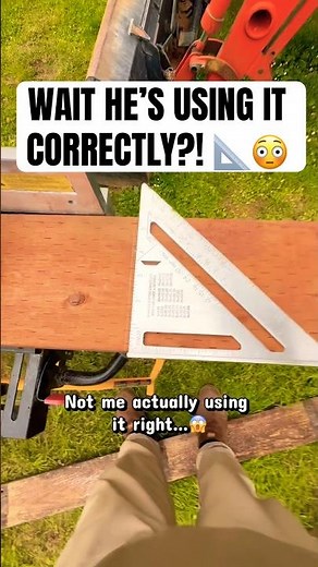Using My Speed Square Properly… Didn’t Last Long 😭 #shorts #tools #satisfying #skills #lol #ninja