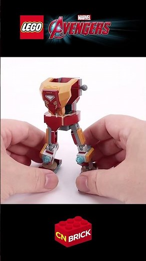 Unoffical LEGO Marvel 76203 Iron Man Mech Armor SPEED BUILD