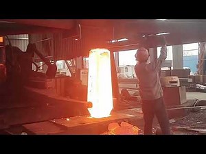 What will a huge cylinder be forged | Forging
