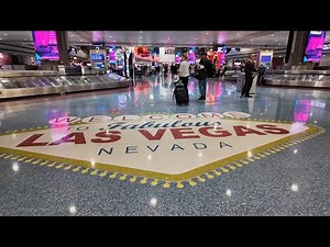 Going to the baggage claim in Las Vegas Harry Reid International Airport(LAS)