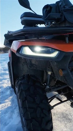 ATV Fired Up 🔥 | Full Throttle Ride #adventure #atv #snowcamp