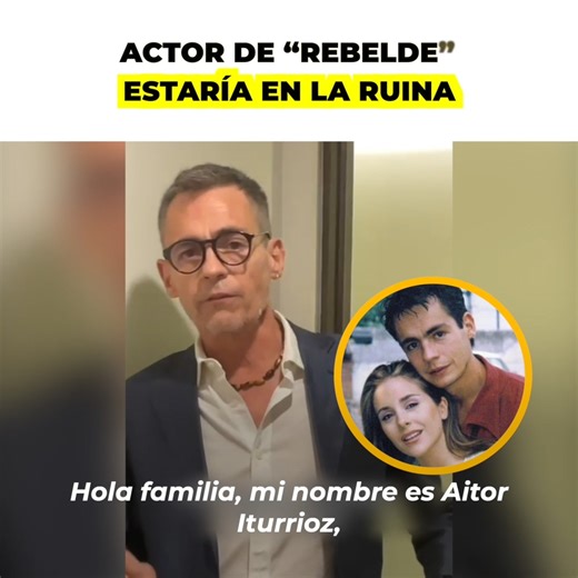 1.2M views · 7.8K reactions | El reconocido actor de “Rebelde” Aitor Iturrioz ha sido visto intentando vender propiedades para sobrevivir y sus fans creen que le llegó el “karma” después de lo que le hizo a su hija. | Magnates | Facebook