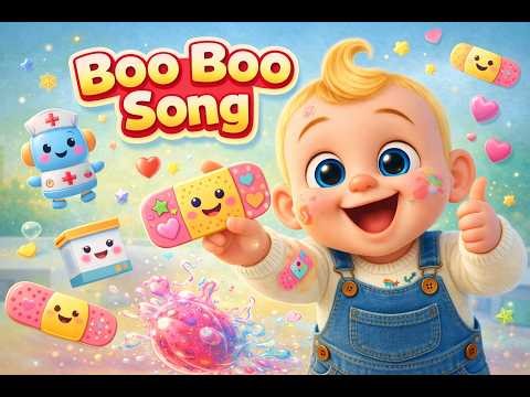 Bye Bye Boo Boo | Bibi Boo Boo Song for Kids | Boo Boo Bandage Song | Nursery Rhymes