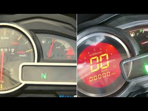 Installing digital speedometer on bajaj bike discover 125 ST
