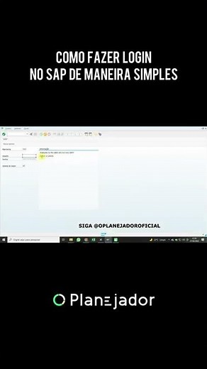 Como fazer login no SAP de maneira simples e rápida? #shorts
