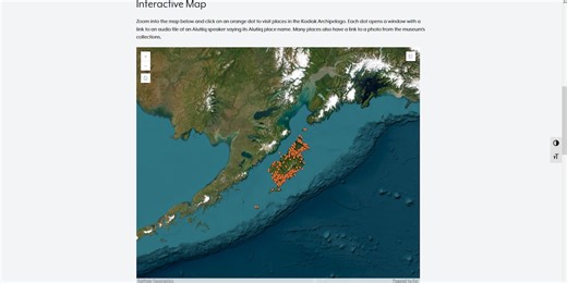 Alutiiq Museum launches new interactive map sharing locations in native language
