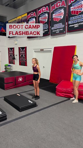 22K views · 289 reactions | BOOT CAMP FLASHBACK… Focus of this year’s boot camps was being better athletes across the board. More explosive, understanding how to stop and start, better coordination, etc… #cheer #tumbling #tumblechef | tumblechef | Facebook