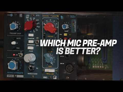 PreAmps Are The Secret to PRO Recordings