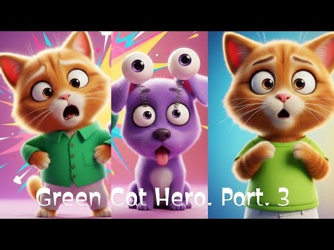 GREEN SHIRT CAT & PURPLE PUPPY – OCEAN ISLAND ADVENTURE (LONG STORY)@NAWA4358