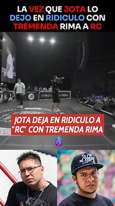 742K views · 22K reactions | LA VEZ QUE "JOTA" LO DEJO EN RIDICULO A RC #freestyle #FMS #Rap #freestylerap | R U I D O RAP - flow y métricas | Facebook