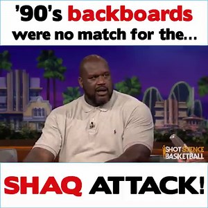 28M views · 9.3K reactions | Shaquille O' Neal >>> Backboards  | Shot Science Basketball | Facebook