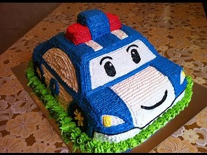 Торт Робокар Поли / Cake Robocar Poli / Детский Торт Машинка от А до Я / Подробный Пошаговый Рецепт