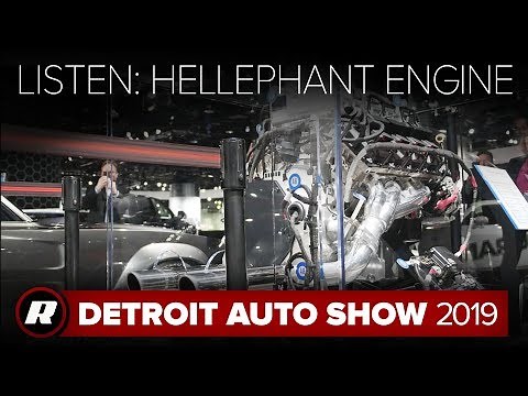 This is what the 1,000 HP Dodge Hellephant crate engine sounds like | Detroit 2019