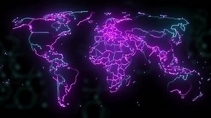 World Map Animation Flicekring Stripes Drawing Stock Footage Video (100% Royalty-free) 1105829187 | Shutterstock