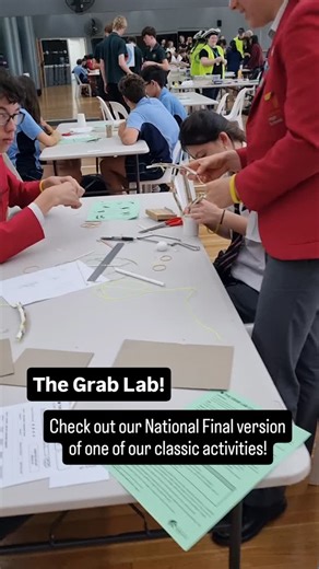 The 2025 National Final is underway! We love to bring new challenges to the students competing - see what we've done to our bionic hand activity "The Grab Lab" | The National Science and Engineering Challenge | Facebook