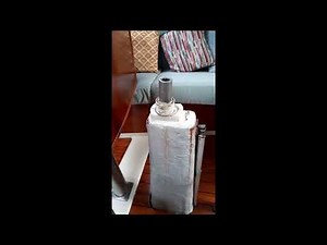 Withdrawing a Beneteau swing keel mechanism