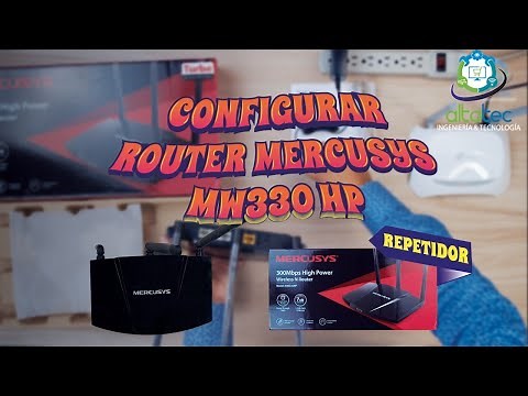 How to configure the MERCUSYS MW330HP router in repeater mode (step by step)