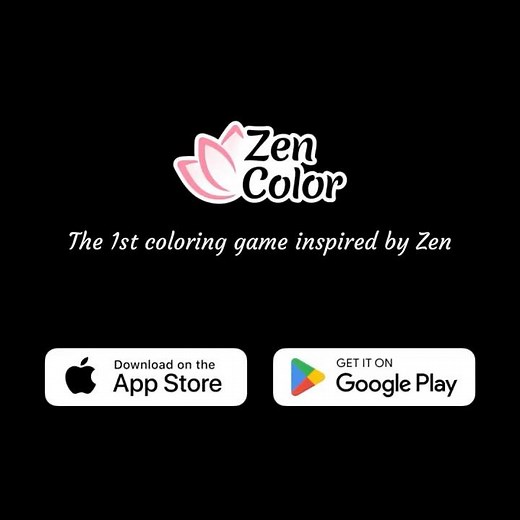 Zen Color Paint by Number App Seaside Villa Palm Trees Summer Dream Vacations #zencolor