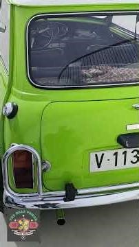 ¡Llamativo! MINI 850 Deluxe restaurado a un color que llama la atención #theroadpower #classiccars