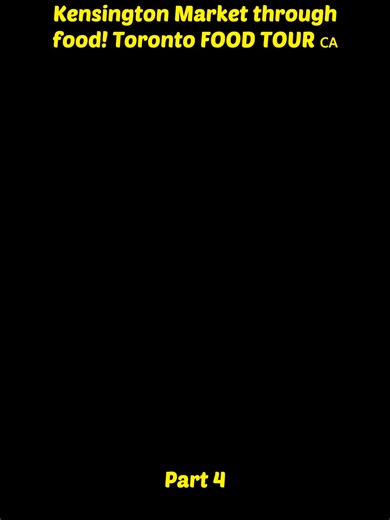 Exploring Toronto's Kensington Market through food! Toronto FOOD TOUR 🇨🇦 - Part 4