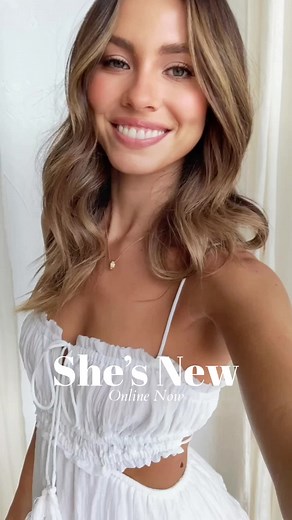 So much new online 🤍✨ Shop our Ashley Dress | #littlelace