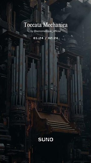 Bach × Industrial Metal Version: Toccata Mechanica ⚙️🎹 #bachmusic #darkpianomusic #metalmusic