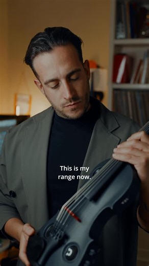 Mike Violinist on Instagram: "Not every violin is made to shine. Some are made to sink into the room. Low frequencies. Long notes. A touch that feels closer to a cello than a violin — but designed for the night. This is my journey with Volta Strings. If this sound speaks to you, DM @voltastrings and mention MIKE10 for 10% off. No hype. Just mood, depth, and control 🎻🖤"