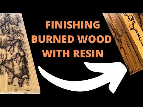 DIY Tutorial: How To Finish Burned Wood Using Resin