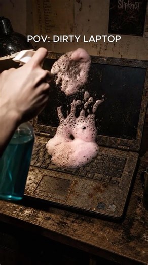 Ultimate Laptop Cleaning ASMR #asmr #shorts