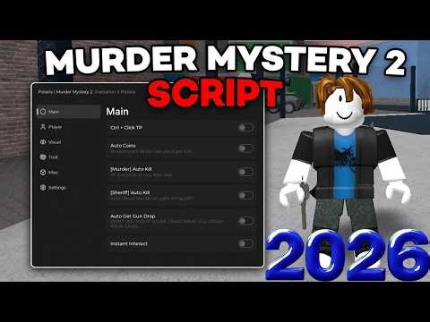 BEST Murder Mystery 2 Script 2026 🔪🔥 NO KEY Auto Farm ESP Kill All OP GUI Free! 💰🚀