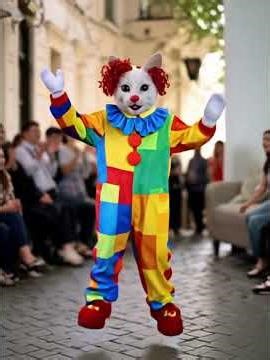 Wer kann eine Katzenclown ablehnen? 🐱🤡